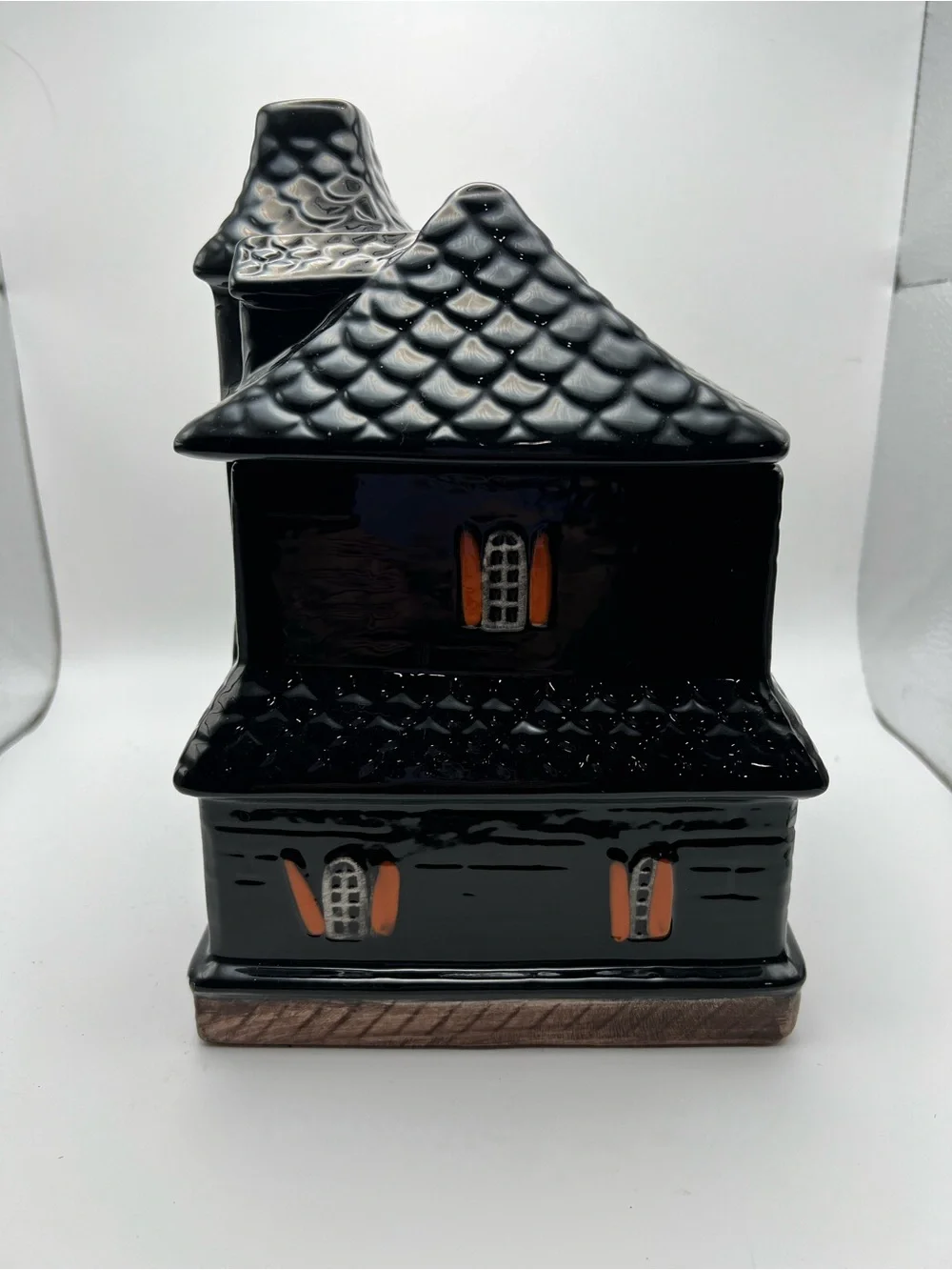 Halloween Ceramic Haunted House Cookie Jar - Haunted House